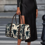 Satan Goat Skull Symbol Print Duffle Bag