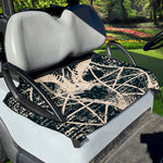 Satan Goat Skull Symbol Print Golf Cart Seat Cover