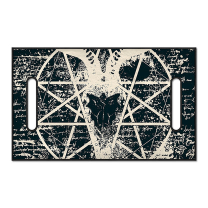 Satan Goat Skull Symbol Print Golf Cart Seat Cover