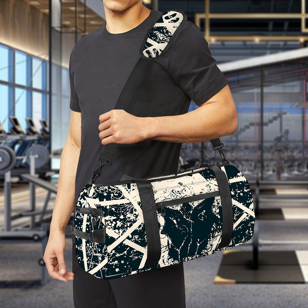 Satan Goat Skull Symbol Print Gym Bag