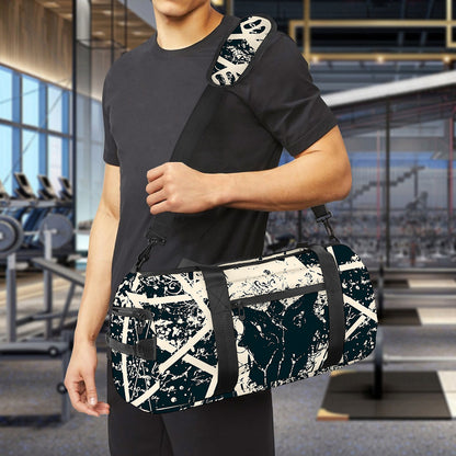 Satan Goat Skull Symbol Print Gym Bag