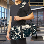 Satan Goat Skull Symbol Print Gym Bag