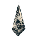Satan Goat Skull Symbol Print Hand Towel