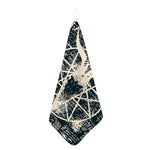 Satan Goat Skull Symbol Print Hand Towel