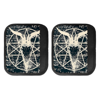 Satan Goat Skull Symbol Print Handle Covers