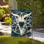 Satan Goat Skull Symbol Print House Flag
