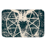 Satan Goat Skull Symbol Print Indoor Door Mat