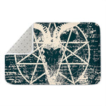 Satan Goat Skull Symbol Print Indoor Door Mat