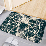 Satan Goat Skull Symbol Print Indoor Door Mat