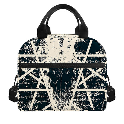 Satan Goat Skull Symbol Print Insulated Lunch Bag