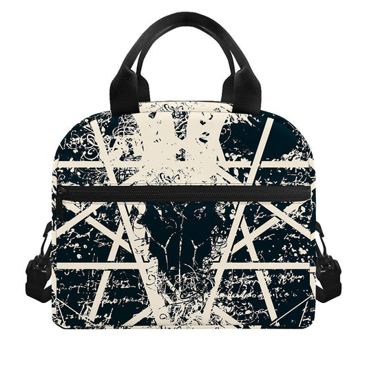 Satan Goat Skull Symbol Print Insulated Lunch Bag