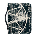 Satan Goat Skull Symbol Print Leather Bible Cover