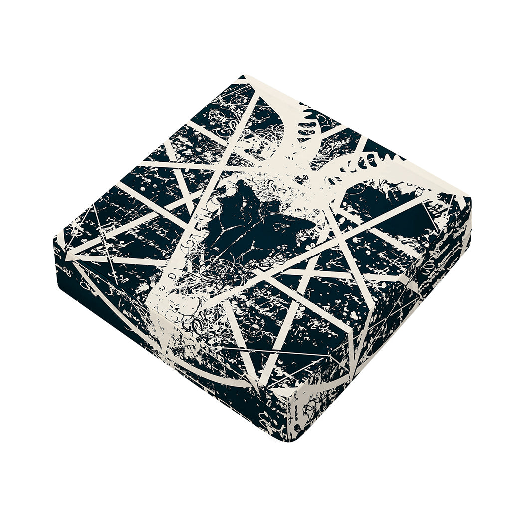 Satan Goat Skull Symbol Print Outdoor Seat Cushion Cover