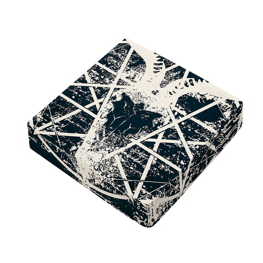 Satan Goat Skull Symbol Print Outdoor Seat Cushion Cover