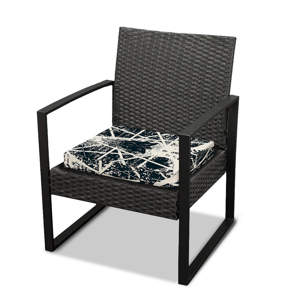 Satan Goat Skull Symbol Print Outdoor Seat Cushion Cover