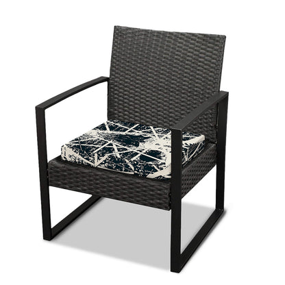 Satan Goat Skull Symbol Print Outdoor Seat Cushion Cover