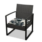 Satan Goat Skull Symbol Print Outdoor Seat Cushion Cover