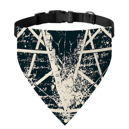 Satan Goat Skull Symbol Print Over The Collar Dog Bandana