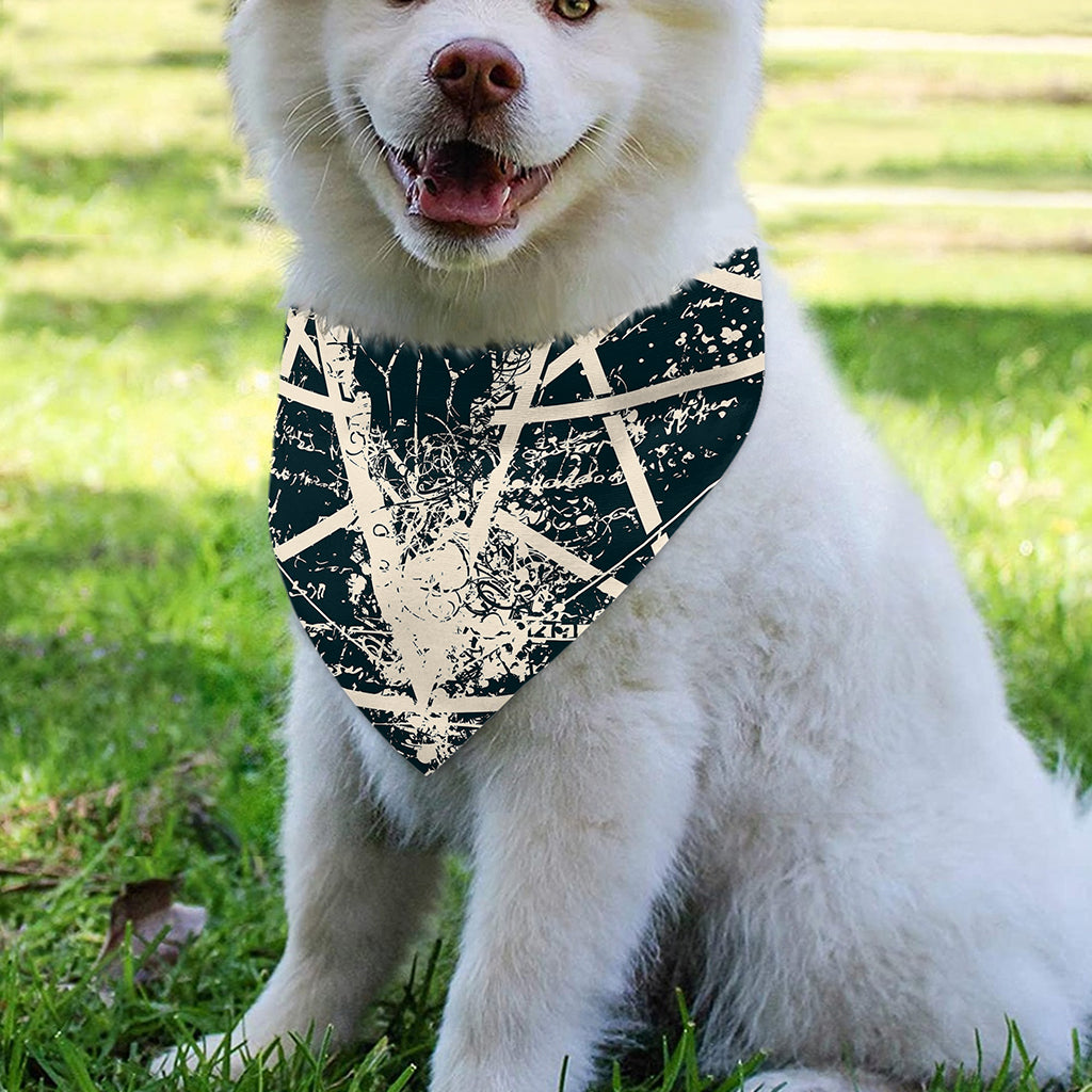 Satan Goat Skull Symbol Print Over The Collar Dog Bandana
