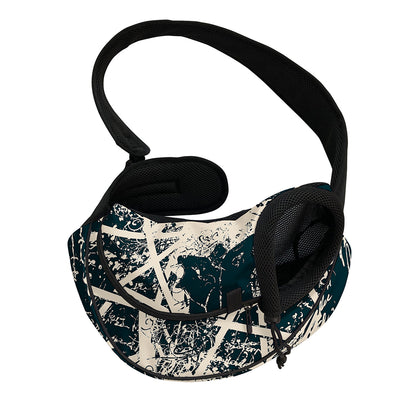 Satan Goat Skull Symbol Print Pet Sling Carrier
