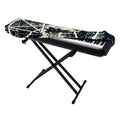 Satan Goat Skull Symbol Print Piano Keyboard Cover