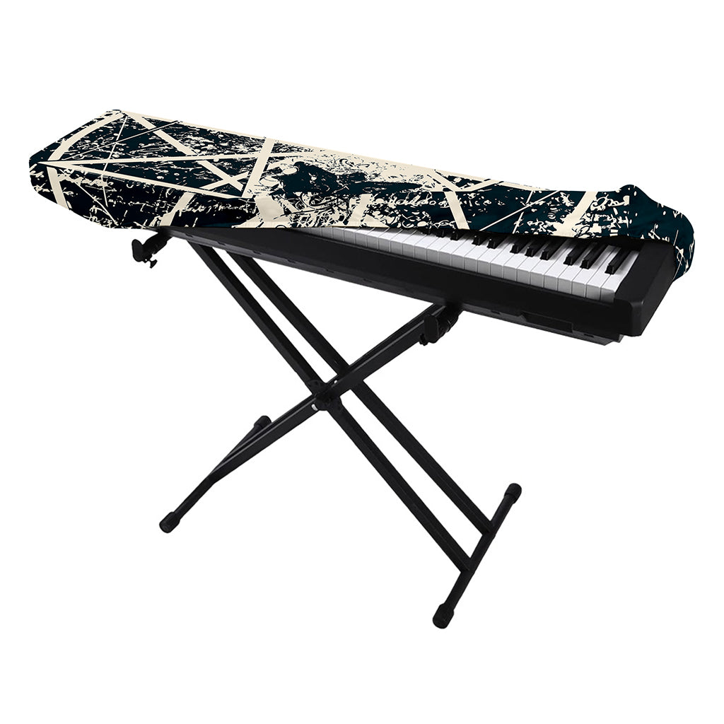 Satan Goat Skull Symbol Print Piano Keyboard Cover
