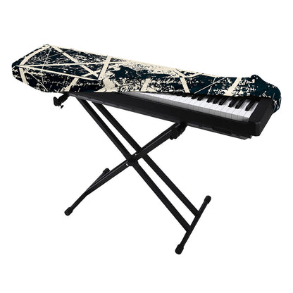 Satan Goat Skull Symbol Print Piano Keyboard Cover