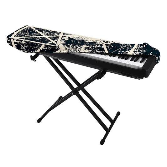 Satan Goat Skull Symbol Print Piano Keyboard Cover
