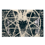 Satan Goat Skull Symbol Print Placemat
