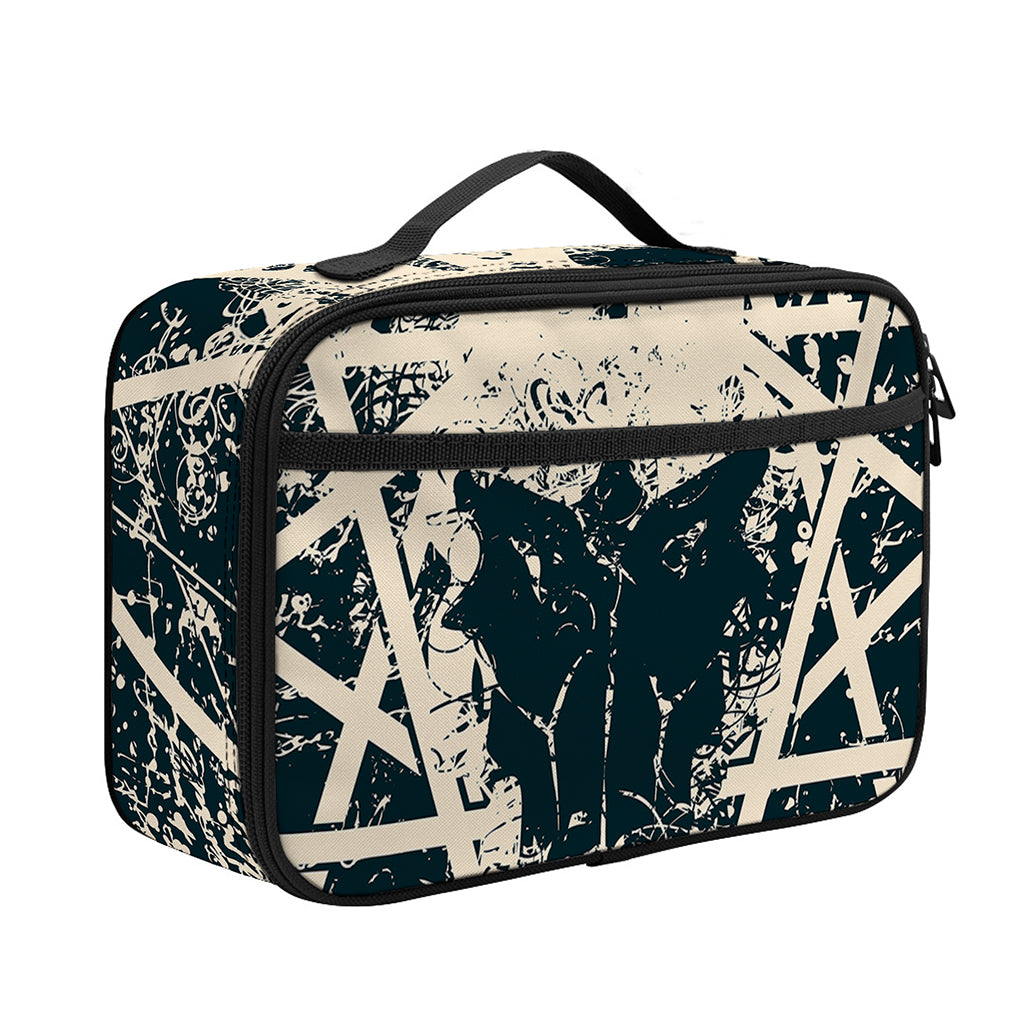 Satan Goat Skull Symbol Print Portable Lunch Bag