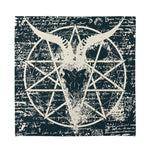 Satan Goat Skull Symbol Print Silk Bandana