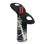 Satan Goat Skull Symbol Print Single Neoprene Wine Tote