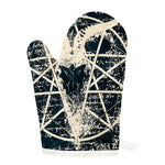Satan Goat Skull Symbol Print Single Oven Mitt