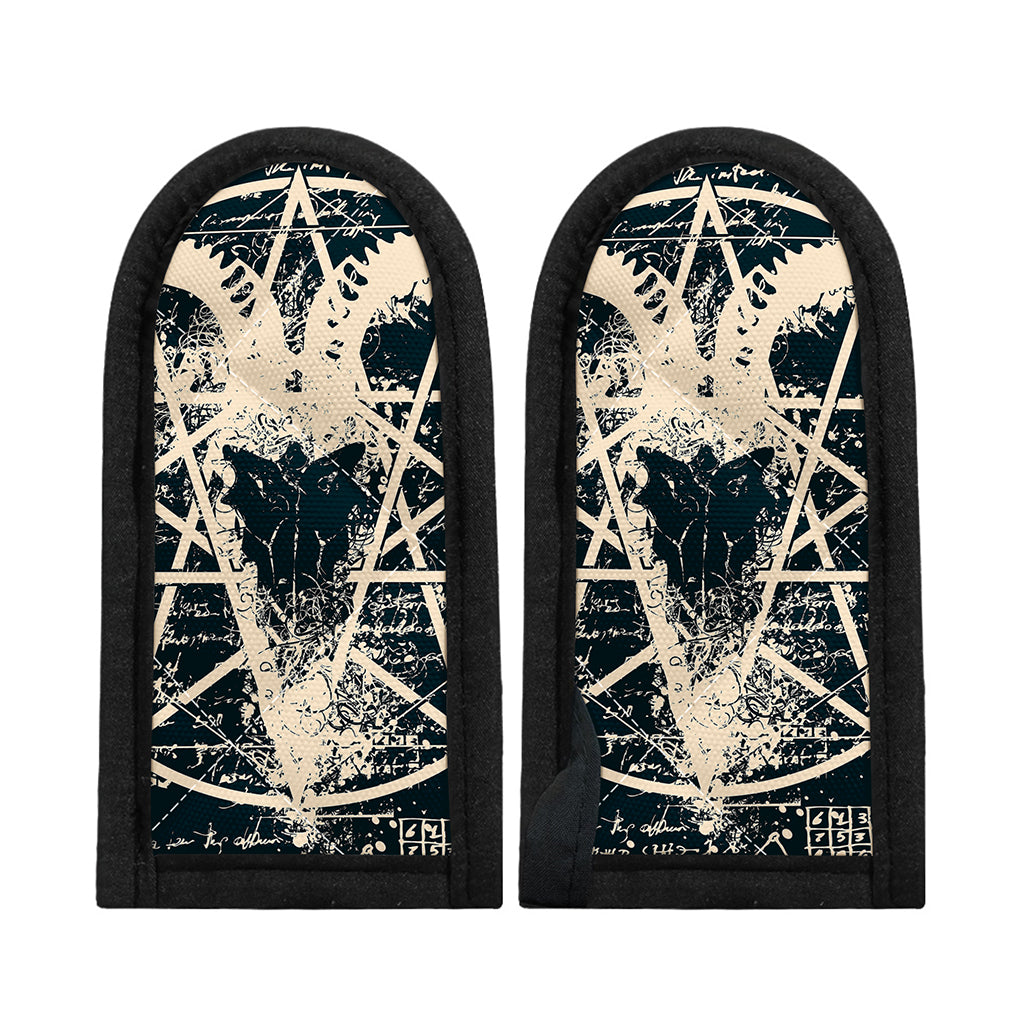 Satan Goat Skull Symbol Print Skillet Handle Cover