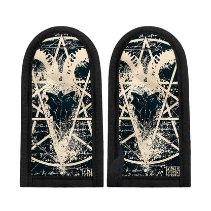 Satan Goat Skull Symbol Print Skillet Handle Cover