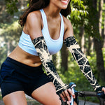 Satan Goat Skull Symbol Print Sun Protection Arm Sleeves