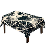 Satan Goat Skull Symbol Print Tablecloth