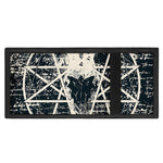 Satan Goat Skull Symbol Print Trifold Wallet