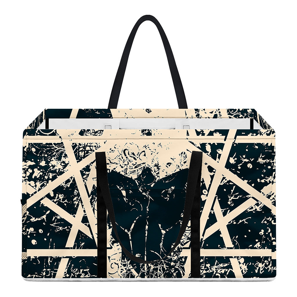 Satan Goat Skull Symbol Print Utility Tote Bag