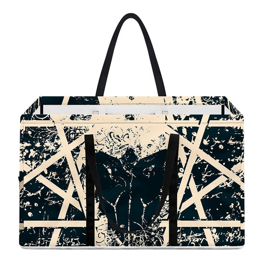 Satan Goat Skull Symbol Print Utility Tote Bag