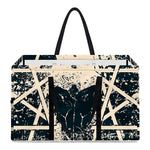Satan Goat Skull Symbol Print Utility Tote Bag