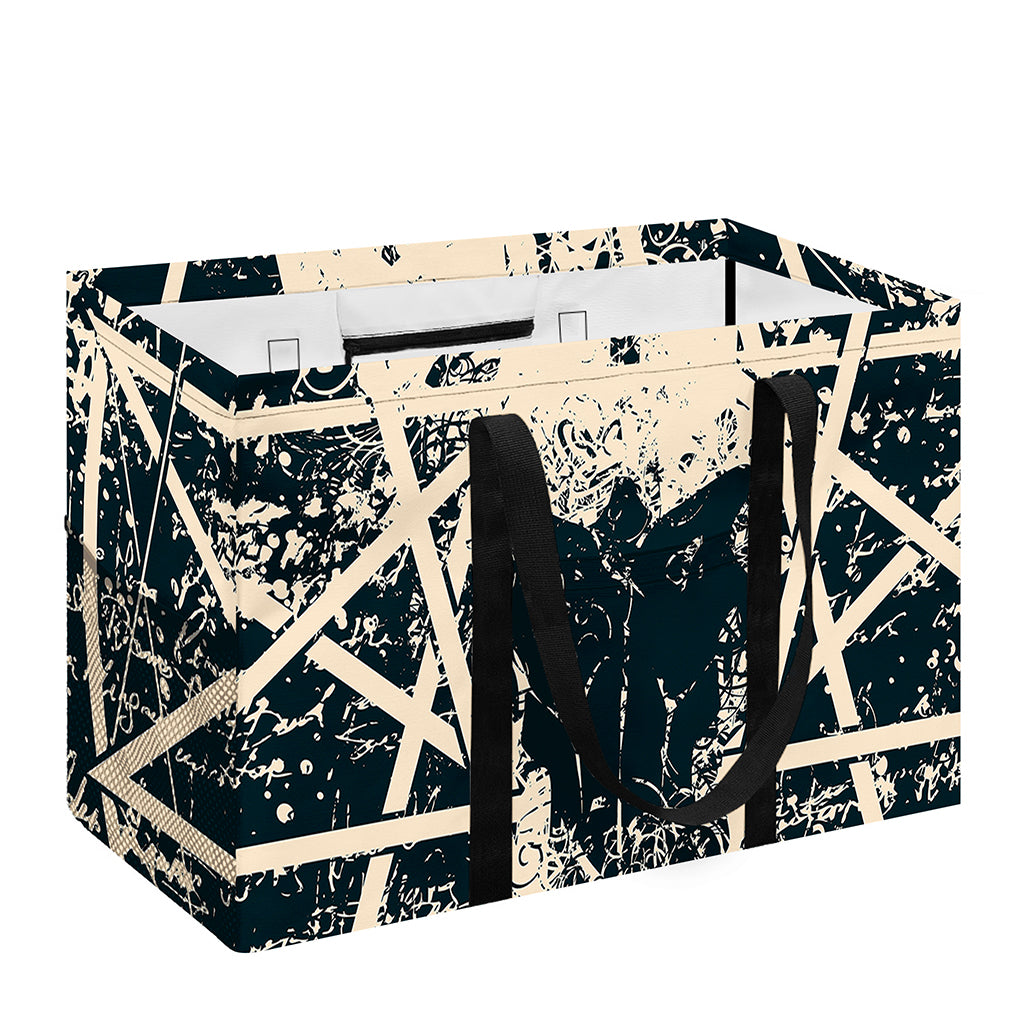 Satan Goat Skull Symbol Print Utility Tote Bag