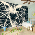 Satan Goat Skull Symbol Print Wall Sticker
