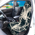 Satan Goat Skull Symbol Print Waterproof Car Seat Cover