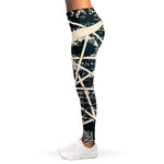 Satan Goat Skull Symbol Print Women's Leggings