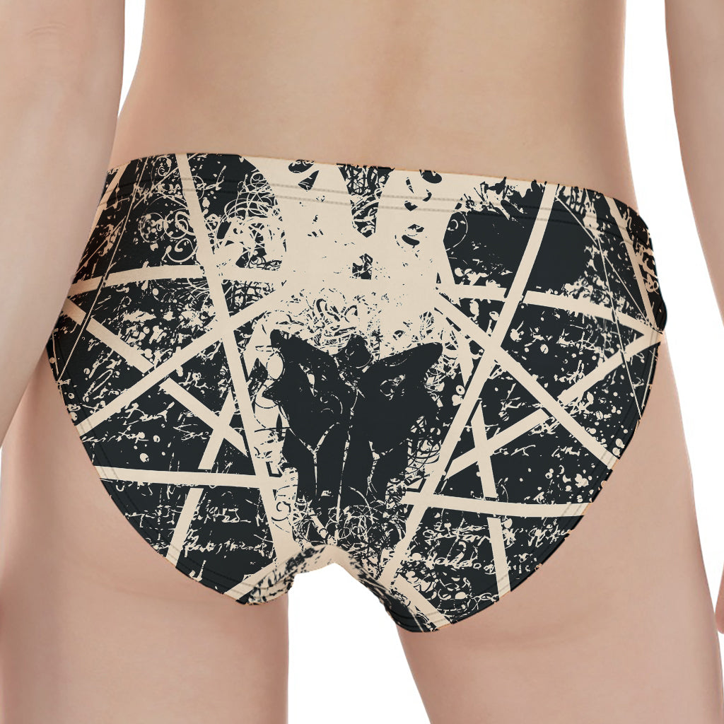 Satan Goat Skull Symbol Print Women's Panties