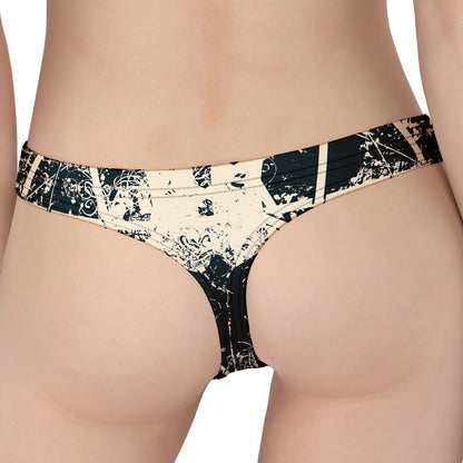 Satan Goat Skull Symbol Print Women's Thong