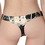 Satan Goat Skull Symbol Print Women's Thong