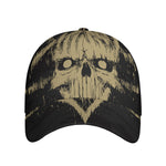 Satanic Pentagram Skull Print Baseball Cap