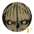 Satanic Pentagram Skull Print Basketball
